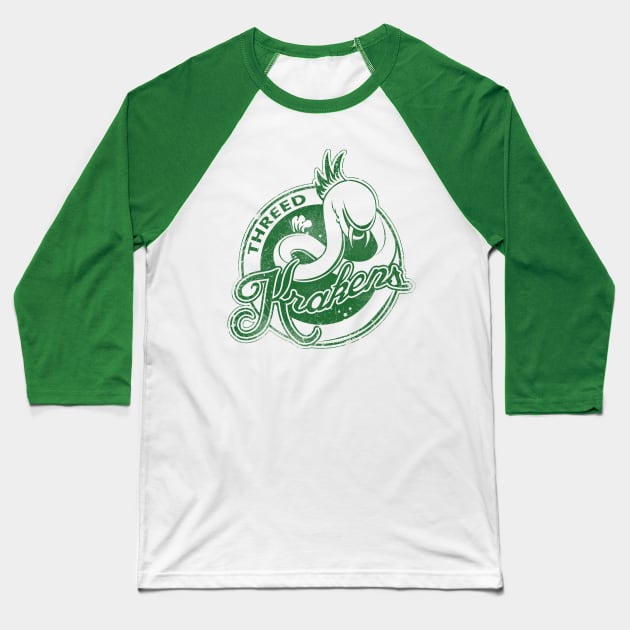 Threed Krakens Baseball T-Shirt by PeterTheHague